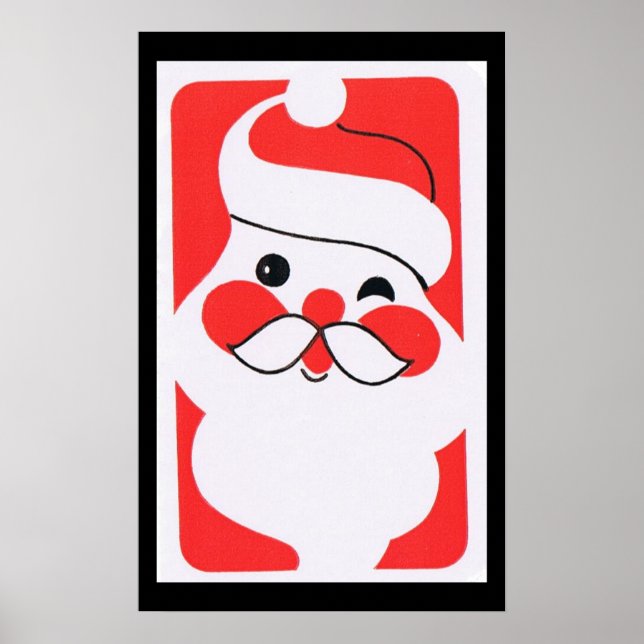 Jolly Santa Claus Poster (Front)