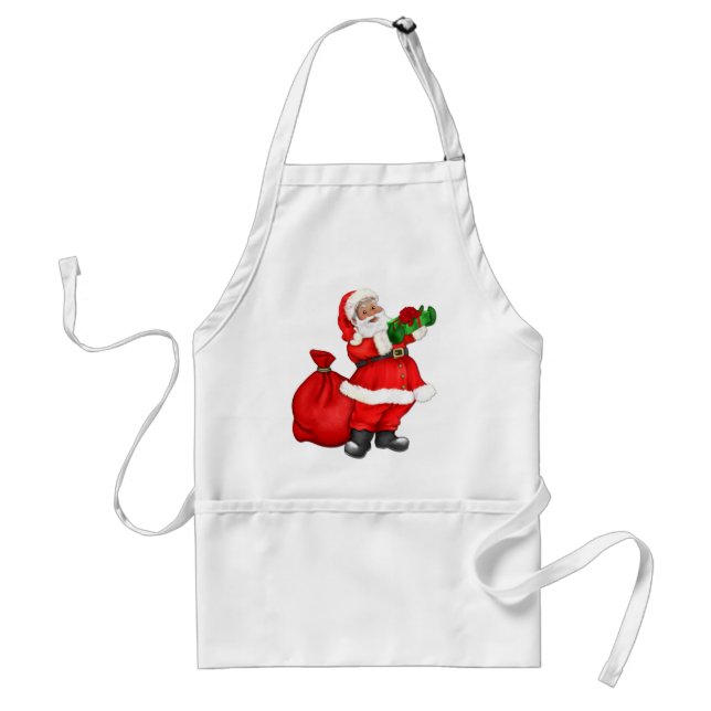 Jolly Santa Claus Standard Apron (Front)