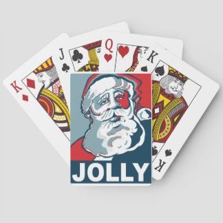 Jolly Santa Playing Cards