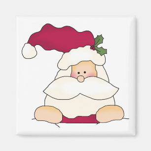 Jolly Santa Tshirts and Gifts Magnet
