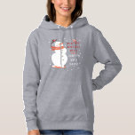 Jolly Snowman Christmas - Warm Wishes Hoodie<br><div class="desc">Spread holiday cheer with this delightful design featuring a joyful snowman tipping his hat, surrounded by festive foliage and a sweet little bird. With a warm, peach-toned background and a playful message of "Merry Christmas and a Happy New Year, " this card brings a touch of magic and charm to...</div>