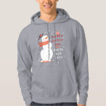 Jolly Snowman Christmas - Warm Wishes Hoodie<br><div class="desc">Spread holiday cheer with this delightful design featuring a joyful snowman tipping his hat, surrounded by festive foliage and a sweet little bird. With a warm, peach-toned background and a playful message of "Merry Christmas and a Happy New Year, " this card brings a touch of magic and charm to...</div>