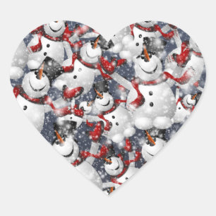 jolly snowman stickers