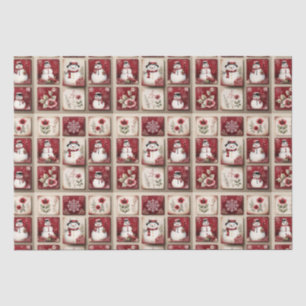 Jolly Snowmen Tissue Paper