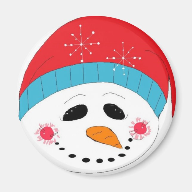 Jolly Soul in a Red Hat Magnet (Front)