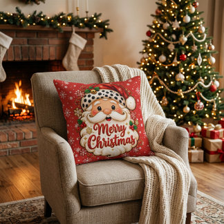Jolly St. Nick Cushion