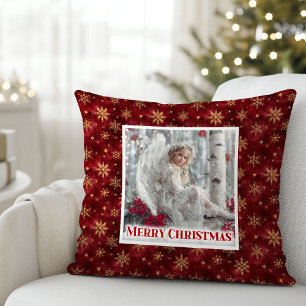 Jolly Vintage Angel Christmas Pillow Gift