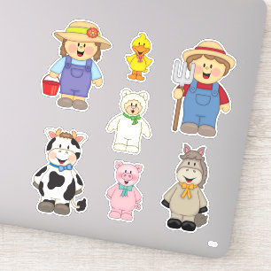 JollyKins Barnyard Buddies (Set of 7)