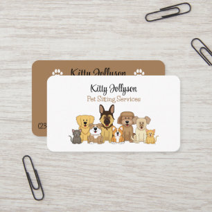 JollyKins Cats & Dogs Business Card