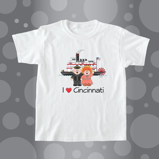 JollyKins I Love Cincinnati  T-Shirt (Creator Uploaded)