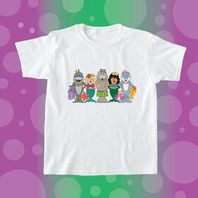 JollyKins Mermaid Friends T-Shirt (Creator Uploaded)