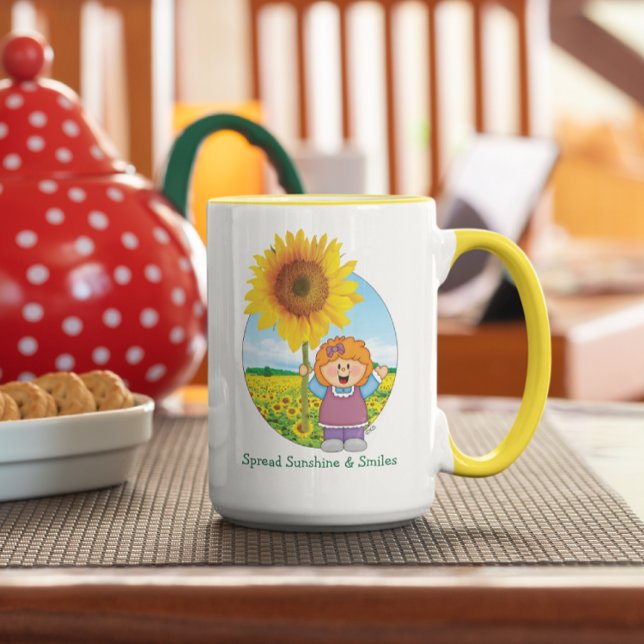 JollyKins Sunflower Friend Mug (Creator Uploaded)