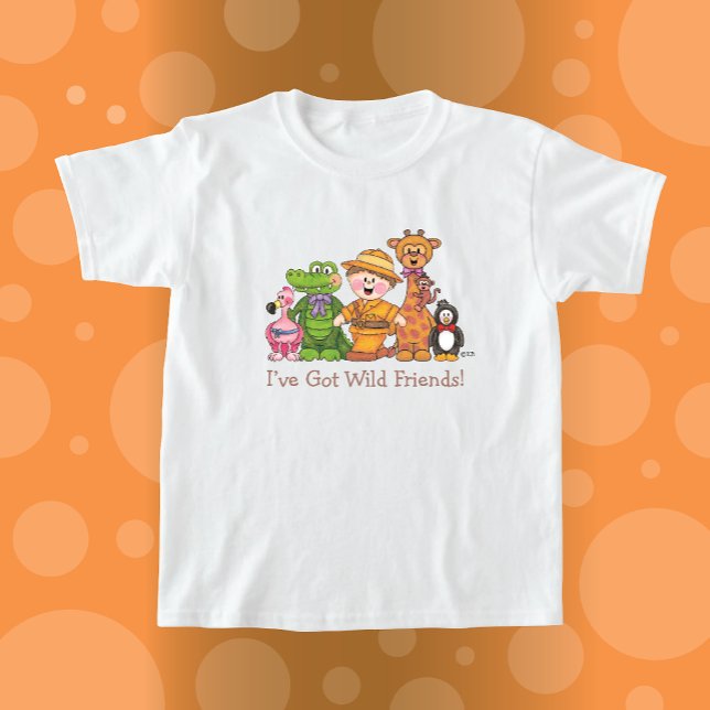 JollyKins Wild Zoo Friends T-Shirt (Creator Uploaded)