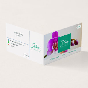 JOLOOS  FOLDED BUSINESS CARD