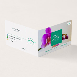JOLOOS FOLDED BUSINESS CARD