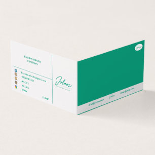 JOLOOS  FOLDED BUSINESS CARD