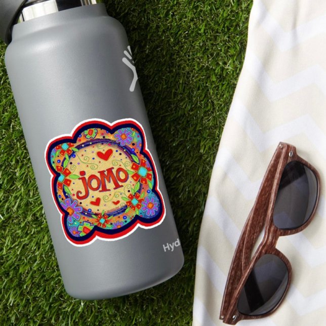 JOMO Cut Out Funny Inspirivity Floral  (Creator Uploaded)