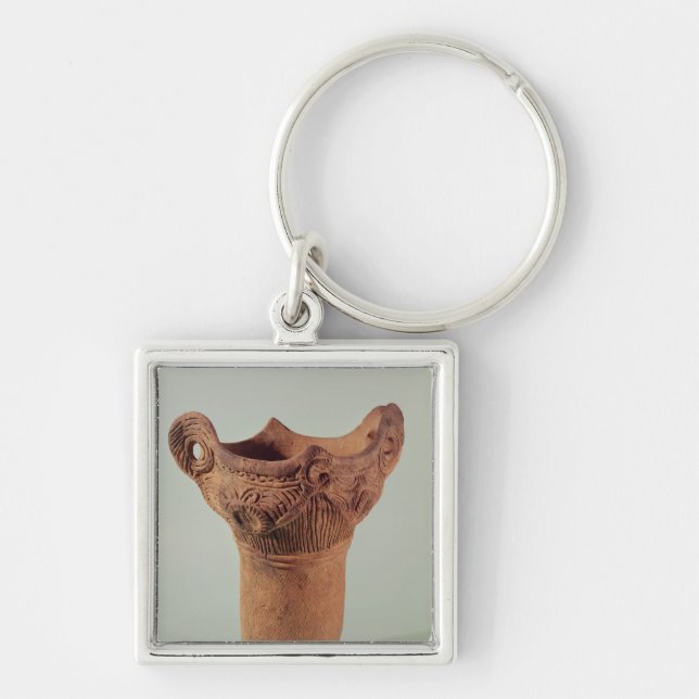 Jomon vase from the Kanto province Key Ring (Front)