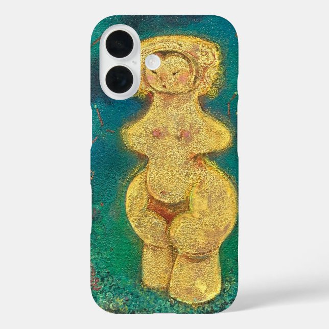 Jomon Venus: Golden Star Child Case-Mate iPhone Case (Back)