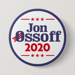 Jon Ossoff 2020 7.5 Cm Round Badge