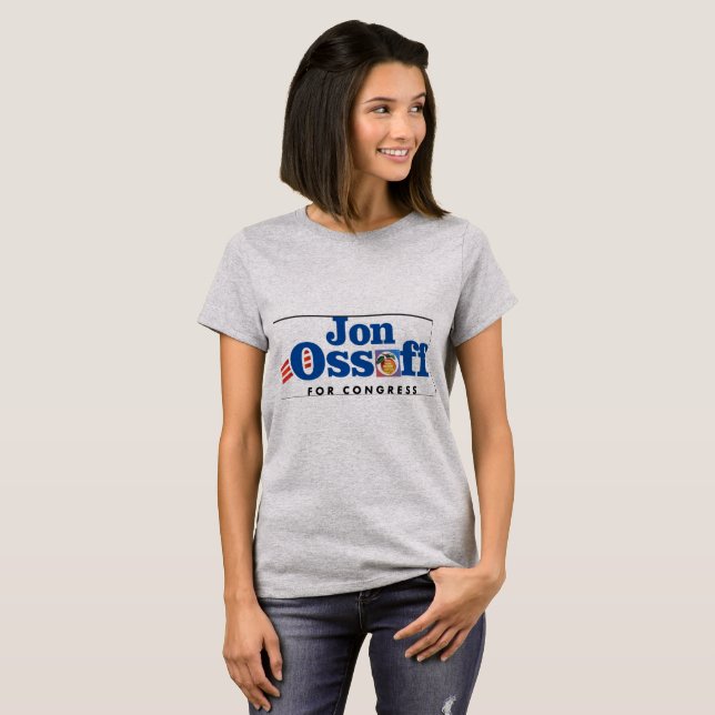Jon Ossoff for Georgia Congress Ladie's Tee (Front Full)