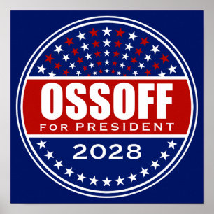 Jon Ossoff for President 2028 Poster