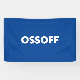 Jon Ossoff Georgia Senate runoff blue white Banner