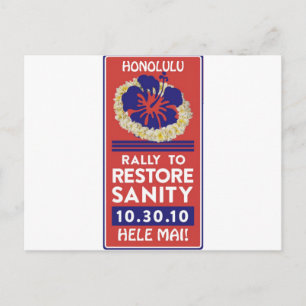 Jon Stewart Lei Postcard