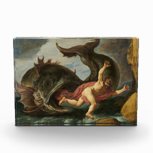 "Jonah and the Whale" art photo block