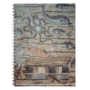 Jonah being Spat Out by the Whale, detail from a d Spiral Notebook
