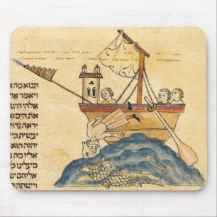 Jonah Eaten by the Whale Mouse Pad