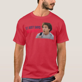Jonah Hill Superbad it just says McLovin T-Shirt
