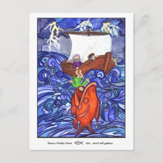 Jonah & the Big Fish postcard