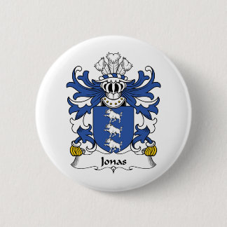 Jonas Family Crest 6 Cm Round Badge