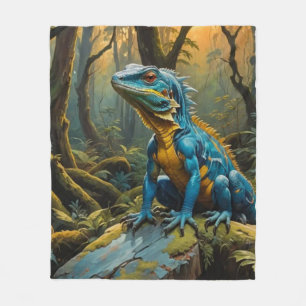 Jonas Lizard Fleece Blanket