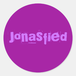 Jonasfied Classic Round Sticker