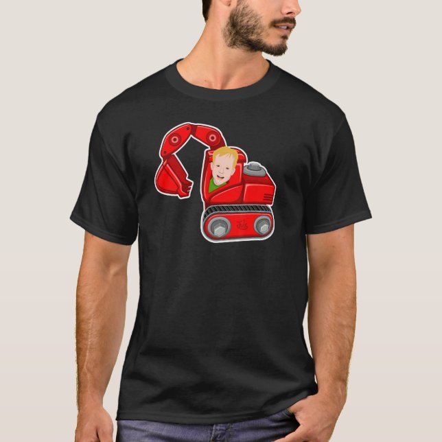 Jonas's bulldozer T-Shirt (Front)