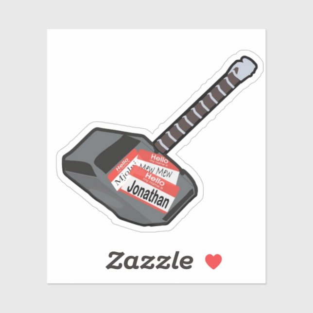 Jonathan Hammer Sticker (Sheet)