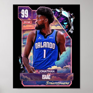 Jonathan Isaac 99 Dark Card Hd Poster