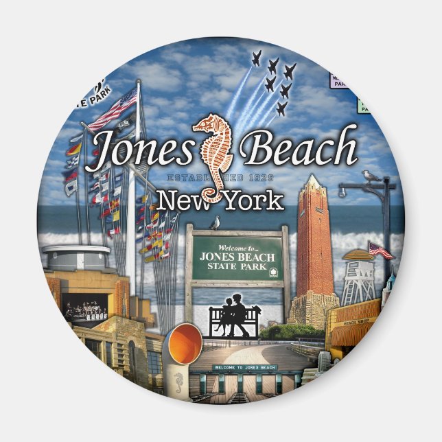 Jones Beach jpg Magnet (Front)