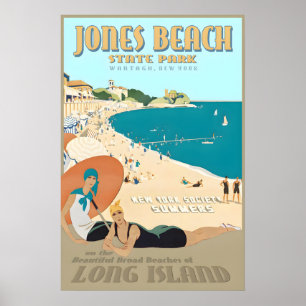 Jones Beach Long Island Wantagh New York South Poster