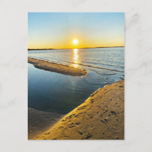 Jones Beach New York NY LI Beach Sunset Postcard
