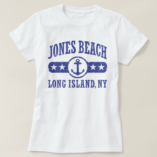 Jones Beach New York T-Shirt (Design Front)
