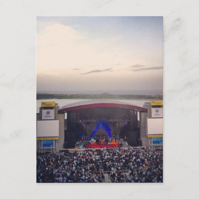 Jones beach Nikon amphitheatre Postcard (Front)