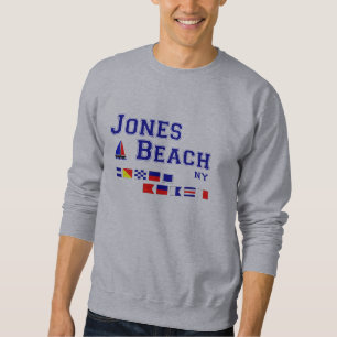 Jones Beach NY Signal Flags Sweatshirt