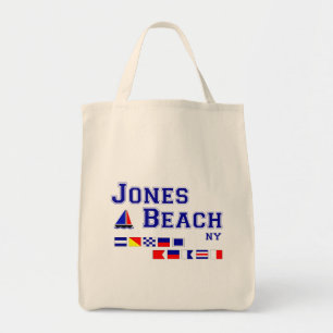 Jones Beach NY Signal Flags Tote Bag