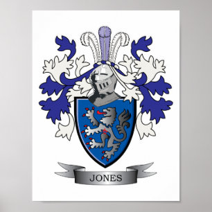 Jones Coat of Arms Poster