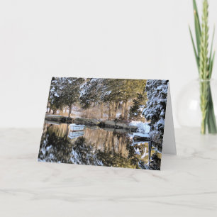 Jones River in Kingston, MA Holiday Card