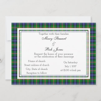 Jones Scottish Wedding Invitation