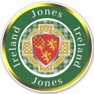 Jones Shield & Celtic Cross Personalized